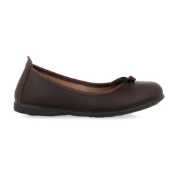 GIOSEPPO Girls' Voltaire Closed Ballet Flats, Brown Marron Marrón, 6 Big Kid