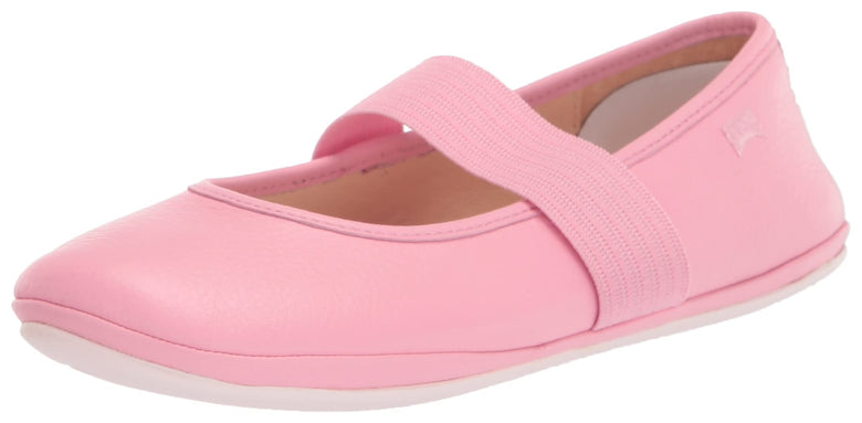 Camper Kids Girls Ballet Flat, Lt/Pastel Pink, 11 Toddler