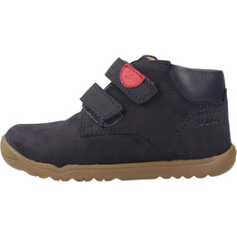 Geox B Macchia Boy, First Walker Shoe Baby-Kids, navy, 7 US
