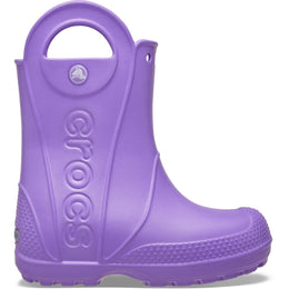 Crocs Kids' Handle It Rain Boots | Waterproof Slip On Shoes | Kids' Rain Boots