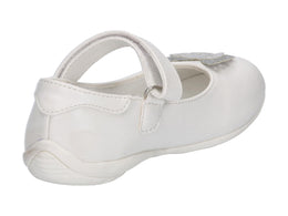 Lico Girls' Nerina V Ballet Flats, White, 7 Big Kid