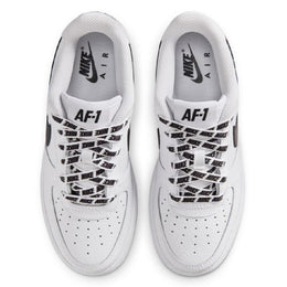 Nike Air Force 1 Low Grade School Lifestyle Shoes (White/Black)