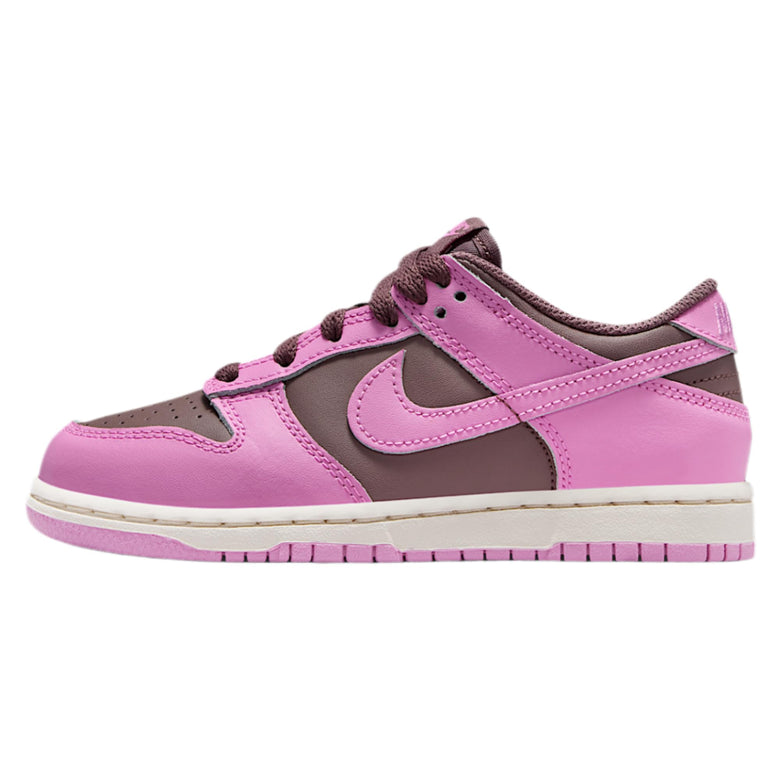 Nike Dunk Low Little Kids' Shoes (Tattoo/Pale Ivory/Light Magenta)