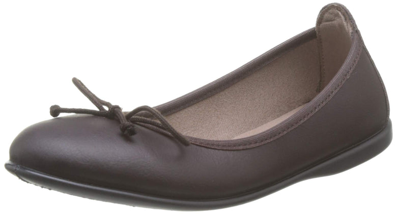 GIOSEPPO Girls' Voltaire Closed Ballet Flats, Brown Marron Marrón, 6 Big Kid
