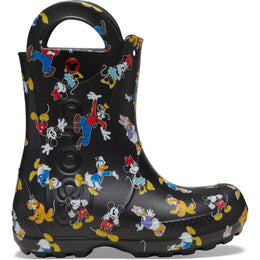 Crocs Kids' Handle It Rain Boots | Waterproof Slip On Shoes | Kids' Rain Boots