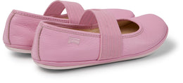 Camper Kids Girls Ballet Flat, Lt/Pastel Pink, 11 Toddler