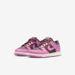 Nike Dunk Low Little Kids' Shoes (Tattoo/Pale Ivory/Light Magenta)