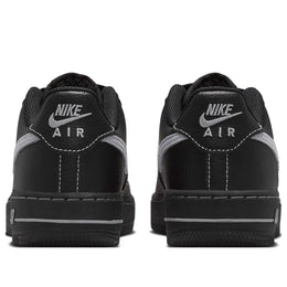 Air Force 1 LV8 Grade School Lifestyle Shoes (Black/Black/Black/Wolf Gray)