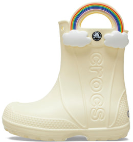 Crocs Kids' Handle It Rain Boots | Waterproof Slip On Shoes | Kids' Rain Boots