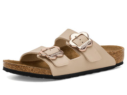 Birkenstock unisex-child Arizona Flower Buckle (Toddler/Little Kid/Big Kid)
