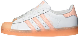 adidas Originals Unisex-Child Superstar White/Haze Coral/White 7
