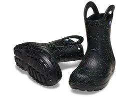 Crocs Kids' Handle It Rain Boots | Waterproof Slip On Shoes | Kids' Rain Boots