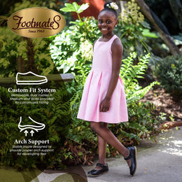 Lydia Leather Mary Jane Dress Flats - Custom-Fit Insoles & Slip-Resistant Soles