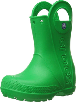 Crocs Kids' Handle It Rain Boots | Waterproof Slip On Shoes | Kids' Rain Boots