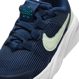 Star Runner 4 Toddler Shoes - Midnight Navy/Dusty Cactus/White/Volt Tint