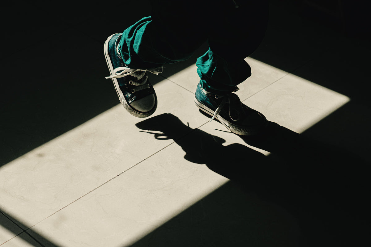 Children exploring in everyday shoes